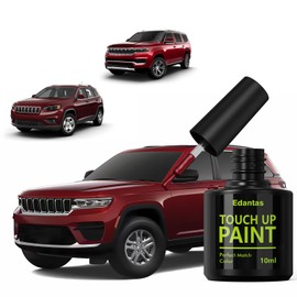 Edantas PRV/NRV Velvet Red/Snazzberry Touch Up Paint Compatible with Jeep Cars, Professional Auto Touch-up Paint Scratch Repair Kit, Automotive Paints Exact Match For Grand Cherokee/Cherokee/Compass