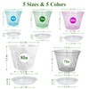Blumiger Orchid Pot, 8 Pack Orchid Pots with Holes &