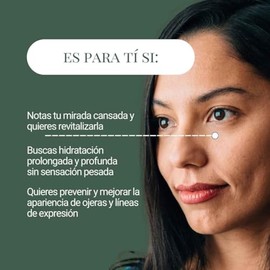 NAE Gel Contorno de Ojos Cafeína Algas 10ml | Reduce Ojeras e Hinchazón | Hidratación Profunda | Mejora Líneas de Expresión | 99.7% Ingredientes Natur