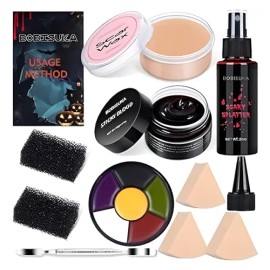 Bobisuka Kit Maquillaje De Efectos Especiales Halloween Sfx                                                                                           