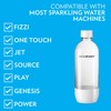 Sodastream 1l Carbonating Bottles- White (Twin Pack)