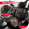 KEMIMOTO UTV Seat Covers Camo, Waterproof Repellent UTV Seat Cover