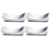 LHKJ Set of 4 Stainless Steel Chopstick Rest Kitchen Food