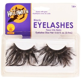 Rubies Black Eyelashes and Adhesive