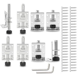 Nivellierfüße, 8 Stück Möbelfüße Verstellbar Metall Stelzlager Höhenverstellbar Schrank Füße Schwerlast Stellfüße 55 und 105mm Schraubfüße Set für Möbel Schrank Regale
