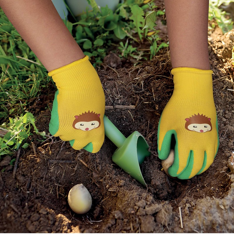 Spontex Gardening Gnome Gloves for Kids-Ideal for Playing and Working