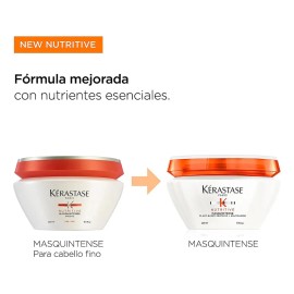 Mascarilla Cabello Seco Kerastase Masquintense Fino 200 Ml