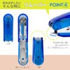 Lion CS-10CS Mini Stapler, No. 10, 15 Strips, Blue