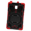 Tablet Case Silicone Hard PC Precise Cutouts Adjustable Strap Rotating