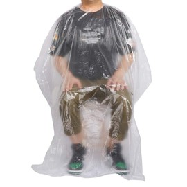 AnXin 50PCS Disposable Waterproof Hair Salon Capes Washing Pads Shampoo Cape Barber Tools Hair Salon Cutting Cape Barber Hairdressing Cape 51"x 63"