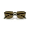 Coach 0HC8411U TRANSPARENT OLIVE 55 Sunglasses, TRANSPARENT OLIVE, 55
