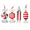 Christmas Decoration 32CM Red and White DIY Candy Hanging Pendant