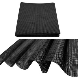 Anti Slip Rug Underlay, PVC Cuttable Anti Slip Mat,Multipurpose Non Slip Matting,Anti Slip for Hard Floors,Black Kitchen Drawer Shelf Liner,Rug Anti Slip Rug Underlay for Home,Office,Cars (70*200CM)