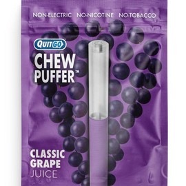 QuitGo Air Straw Watermelon Chew Habit Chew Stick ‚Äì Plastic Reusable Natural Aid Straw to Curb Cravings & Breathe Freely:_GREEN APPLE 1 PACK