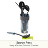Kitchen Utensil Holder Storage Pot Kitchen Tools Organiser with Spoon