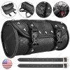 Motorcycle Front Fork Tool Bag Pouch Storage Luggage SaddleBag Leather