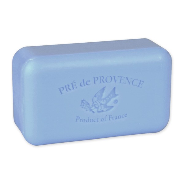 Pre de Provence Artisanal Soap Bar, Natural French Skincare, Enriched with Organic Shea Butter, Quad Milled for Rich, Smooth & Moisturizing Lather, Starflower, 5.3 Ounce