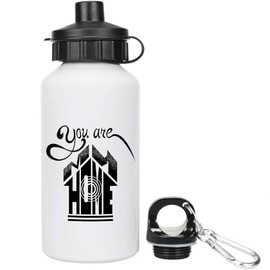 Azeeda 400ml 'Where the Heart Dwells' Kids Reusable Water/Drinks Bottle (WT00082703)