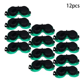 Othmro Flip Up Goggles 12Pcs Eye Protection Glasses Use for Welding Soldering Good for Steampunk Costume Safety Glasses