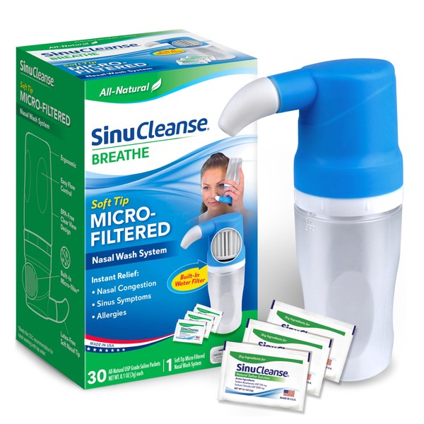 SinuCleanse SinuCleanse Micro Filtered Nasal Wash System Sinus Cleanse and