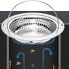 2 Pack Kitchen Sink Strainer, Stainless Steel Sink Strainer With