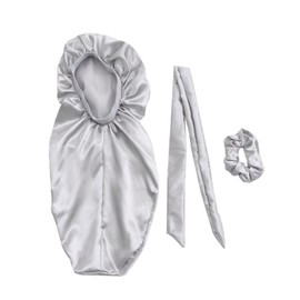 FRCOLOR Satin Bonnet Sleep Cap Silk Bonnet for Night Sleep for Women Comfortable Elastic Band