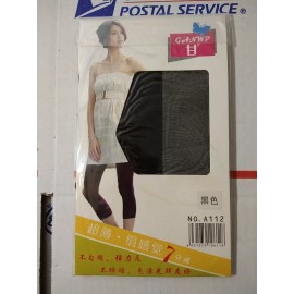 Icing 6 PACK Footless Tights  Size S/M Opaque Black Nylon Stockings