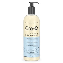 Shampoo Cre-C Detox Hidratación 1L Limpieza Profunda, Hidratación y Fortalecimiento Capilar Fórmula Herbal para Uso Diario