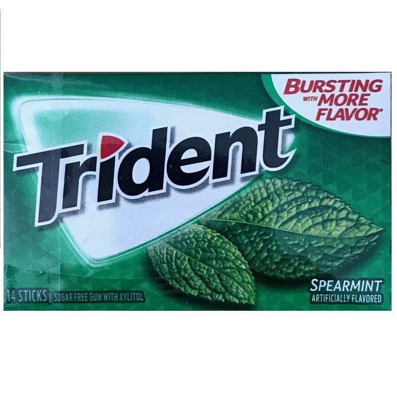Trident Sugar Free Chewing Gum Variety Gift Pack (Pack of