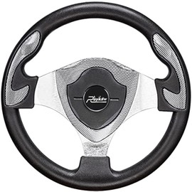 Roykaw Golf Cart Steering Wheel Compatible with Yamaha EZGO Club Car (Carbon Fiber)