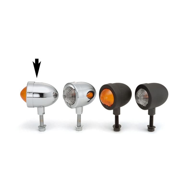 Kijima 219-1016 Motorcycle Parts Turn Signal Lamp, Vanette Small, Plated