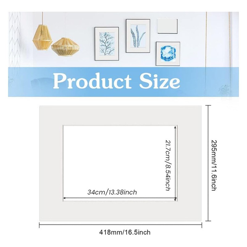 A3 Mount Picture Frame Mounts 10 PCS Picture Photo Mounts