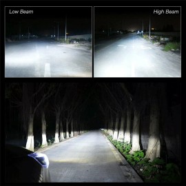 AUIMSOCO Fit For Peterbilt 388 389 367 567 4x LED Headlight Bulbs High Low Beam Combo Kit