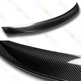 Unbranded FIT 18-23 KIA STINGER VT-STYLE REAL CARBON FIBER REAR TRUNK LID SPOILER WING