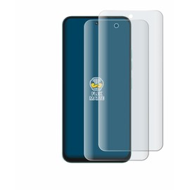 BROTECT Full-Cover Schutzfolie Matt für Tecno Spark Go 2 (2 Stück) - Full-Screen Displayschutz-Folie, 3D Curved, Anti-Reflexion