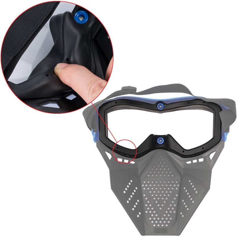 Surper Tactical Mask Compatible with Nerf Rival, Apollo, Zeus, Khaos,