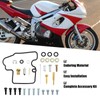 Anxingo 4 Pack Motorcycle Carburetor Repair Rebuild Kit, Replacement for