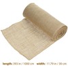 iplusmile Burlap Table Runner Roll Natural Hessian Fabric 30cm x