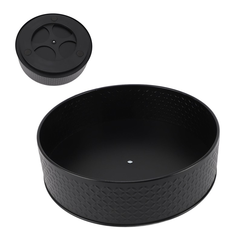 Turntable Spice Rack 360 Degree Rotatable Large Capacity Multifunctional Carbon