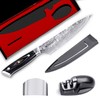 MOSFiATA 8" Super Sharp Professional Chef's Knife with Finger Guard