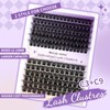Lash Clusters Kit for Eyelash Extensions: DIY, Natural, Fluffy, Wispy,
