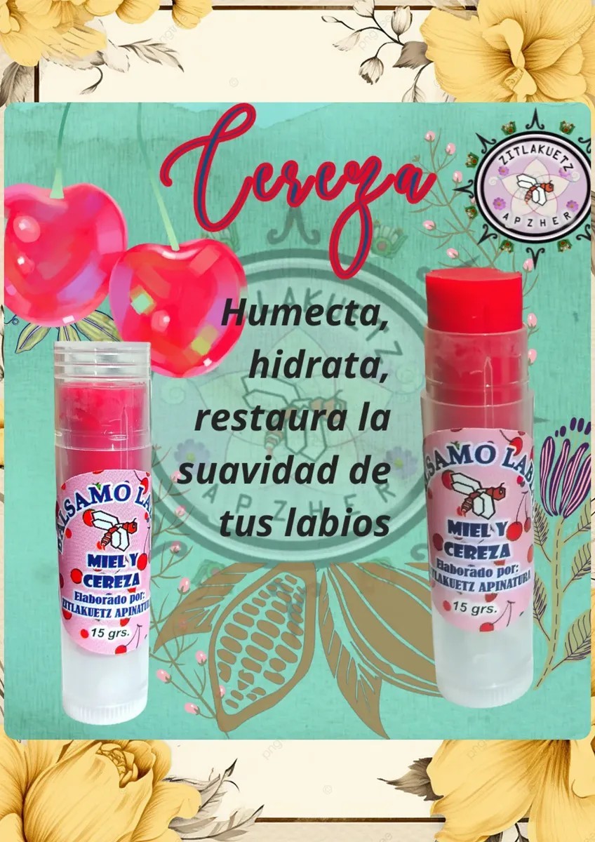 Bálsamo Labial (pack) 4pz Hidratante Karité Coco Cacao 6gr
