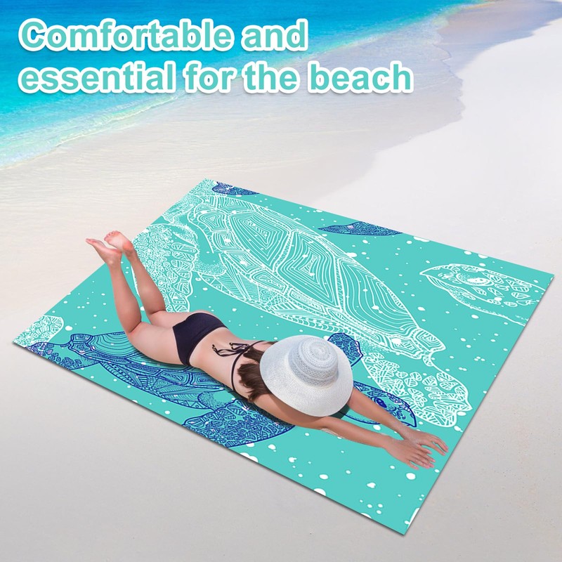FGen Beach Blanket, Sand-Free, 210 x 200 cm, Extra Large