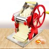 Commercial Pasta Roller Machine, Hand Crank Noodle Maker Adjustable Thickness