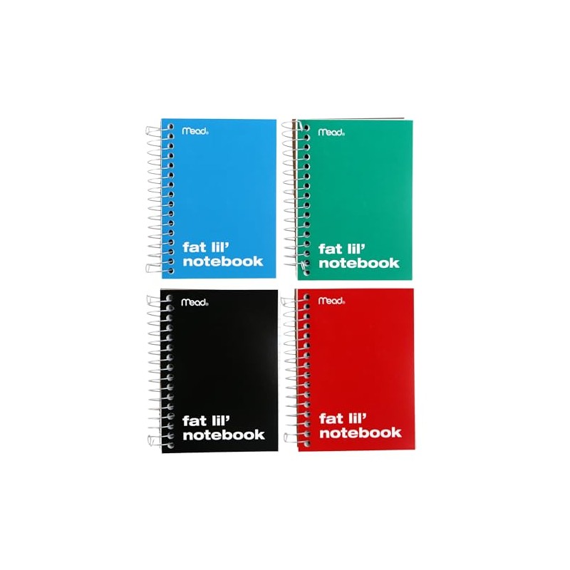 MEA45390 - Mead Fat Lil Fashion Notebook by Mead (assorted