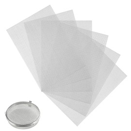 6Pcs Stainless Steel Woven Wire Mesh Sheets Easy to Use Wire Mesh Sheet Sturdy and Durable Metal Mesh Applied for Keeping Insects Out or Suitable for Both Indoor and Outdooor Kitchen Garden Etc
