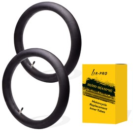 (2-Pack) 110/100-18 (4.50 X 18) Motorcycle Inner Tubes - 18 Inch Dirt Bike Natural Rubber Tubes - Pinch and Puncture-Resistant Tubes - TR4 Valve Stems - Designed for Off-Road and Motocross Tires