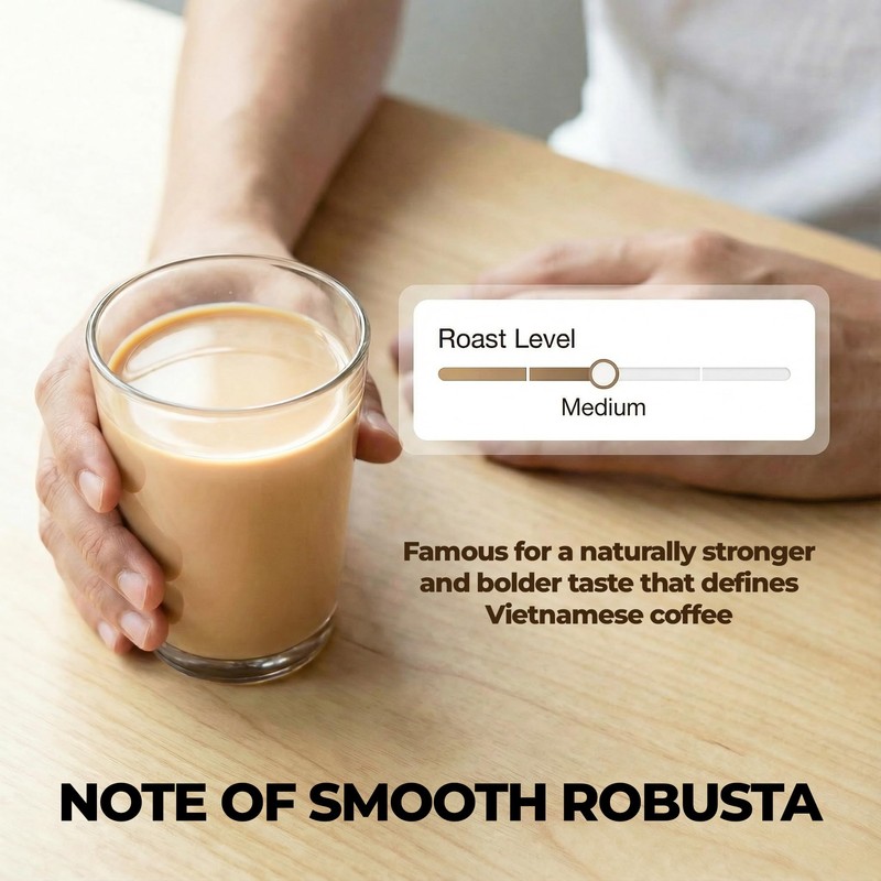 Vinacafe Instant Coffee Packets 3 in 1 Authentic Vietnamese Taste,