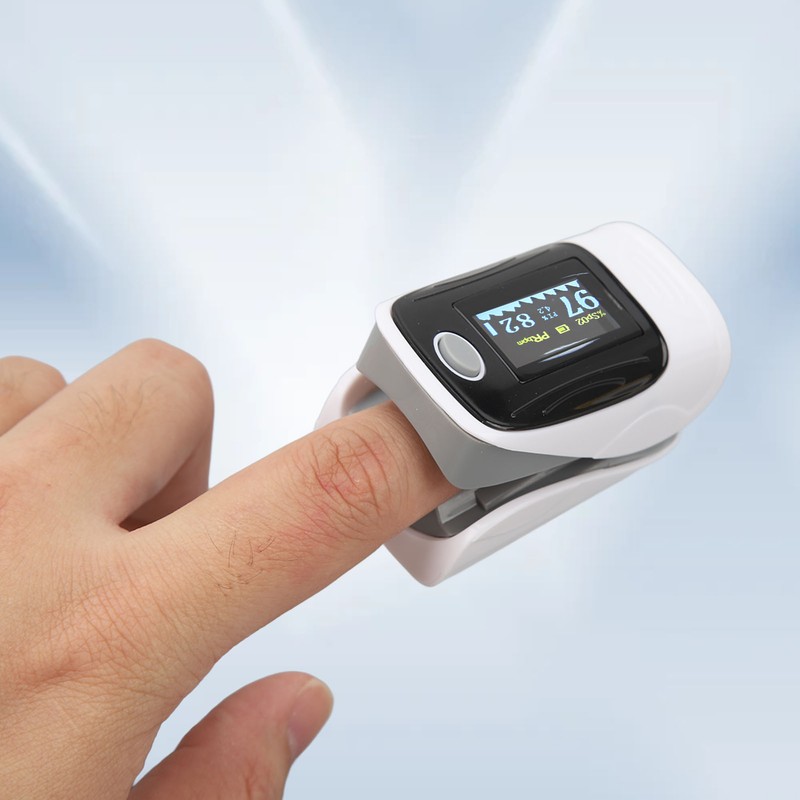 Fingertip Pulse Oximeter Heart Rate Measurement Blood Oxygen SpO2 Saturation
