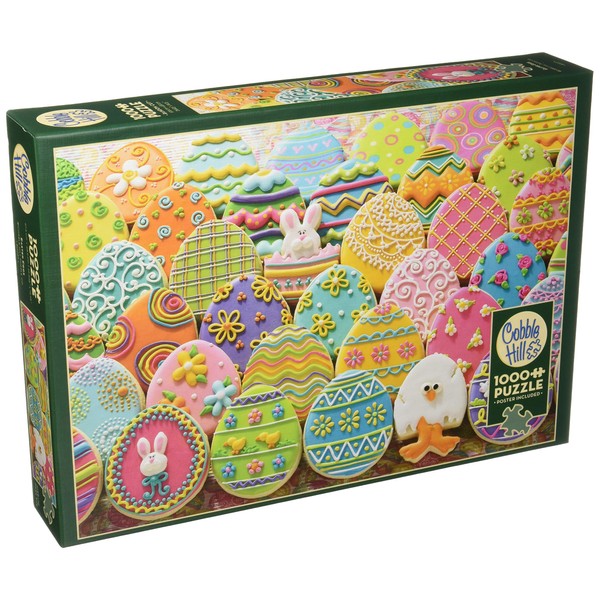 Cobblehill 80027 1000 pc Easter Eggs Puzzle, Various